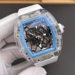 Đồng Hồ Richard Mille RM35-01 Chế Tác Vỏ Sapphire Dây Cao Su 44mm (2)