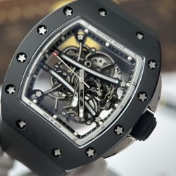 Đồng Hồ Richard Mille RM61-01 Replica 11 Vỏ Gốm Đen Lên Dây Cót Thủ Công 50.2×42 (2)