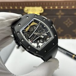Đồng Hồ Richard Mille RM61-01 Replica 11 Vỏ Gốm Đen Lên Dây Cót Thủ Công 50.2×42 (2)