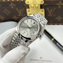 Đồng Hồ Rolex DateJust 126200 Replica 11 Mặt Bạc Dây Đeo Jubilee Nhà Máy VS 36mm (3)