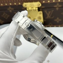 Đồng Hồ Rolex Daytona Chế Tác Mặt Khảm Xà Cừ Tím Viền Đính Đá 40mm (1)