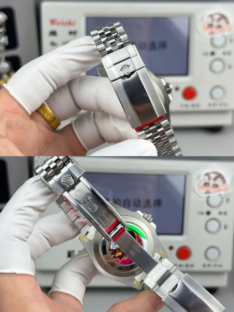 Đồng Hồ Rolex GMT-Master II Replica 11 Mặt Số Màu Đỏ Máy Calibre 3285 Super Clone 40mm (2)