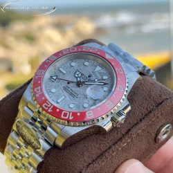 Đồng Hồ Rolex GMT-Master II Replica 11 Mặt Số Thiên Thạch Viền Màu Đỏ 40mm (2)