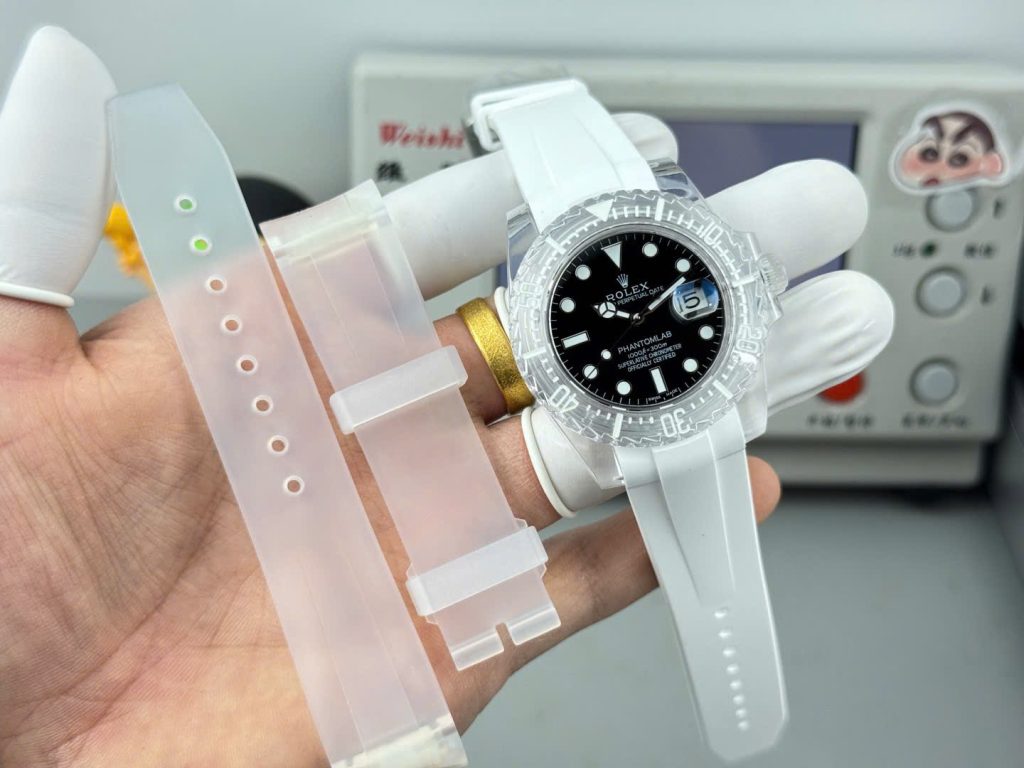 Đồng Hồ Rolex Submariner Phantomlab Rep 11 Mặt Đen Máy Cơ Tự Động Thuỵ Sỹ 40mm (2)