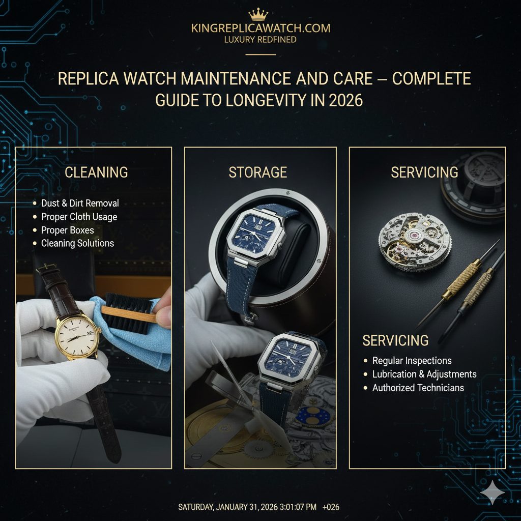 Replica Watch Maintenance and Care – Complete Guide to Longevity in 2026