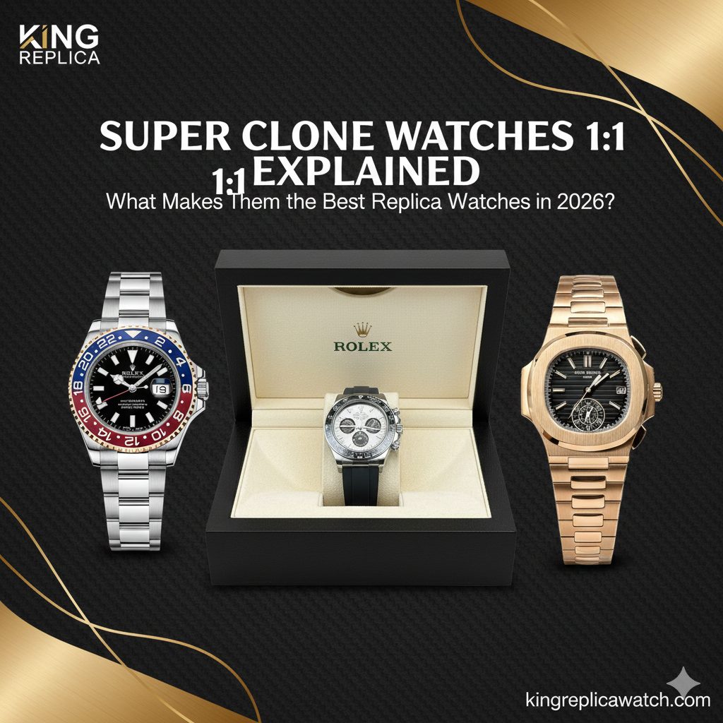 Super Clone Watches 1:1 Explained – What Makes Them the Best Replica Watches in 2026